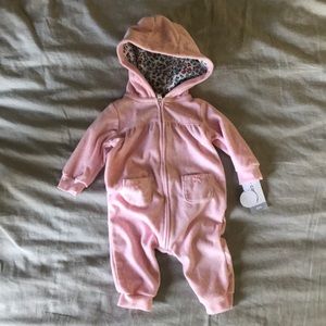 Carter’s Pink Fleece Bunting